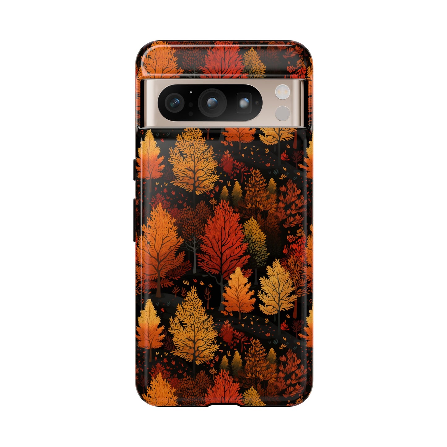 Bronzed Forest: A Chromatic Landscape - Tough Phone Case