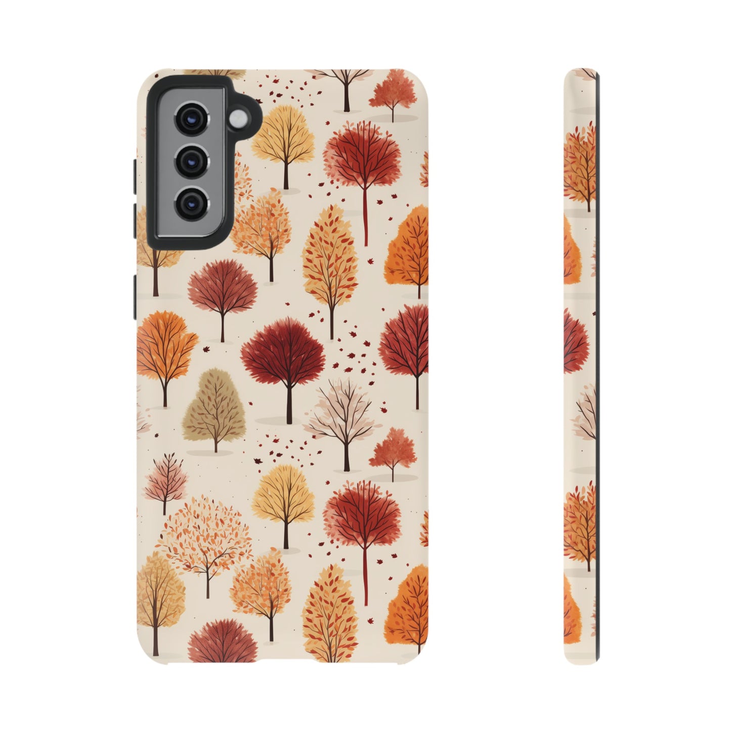 Gradient Grove: Autumn's Diverse Palette - Tough Phone Case