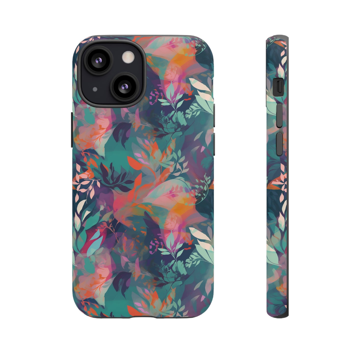 Botanical Bliss - Stylized Abstract Flower Design Tough Phone Case