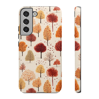 Gradient Grove: Autumn's Diverse Palette - Tough Phone Case