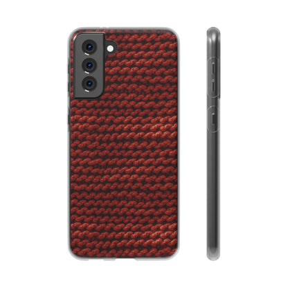 Autumn Yarn Chronicles - Warmth and Tradition in a Flexible Phone Case