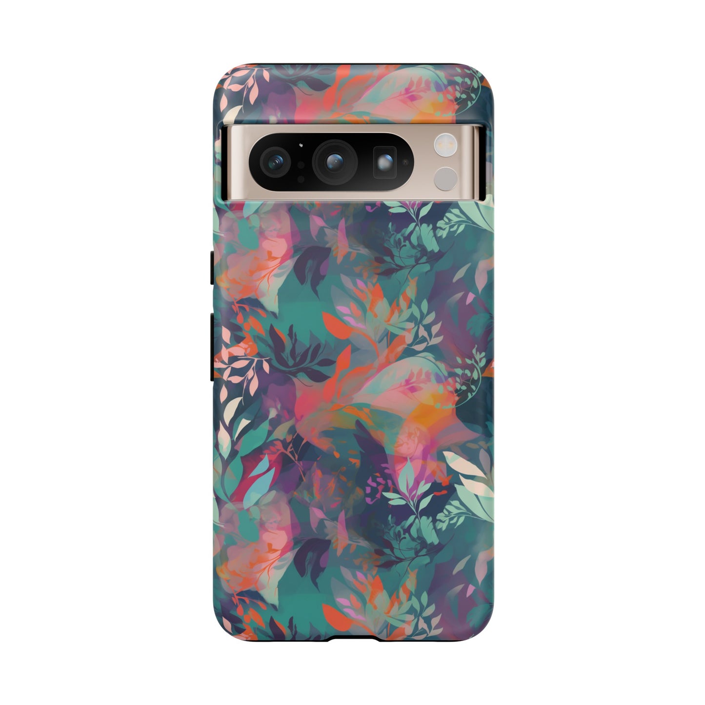 Botanical Bliss - Stylized Abstract Flower Design Tough Phone Case