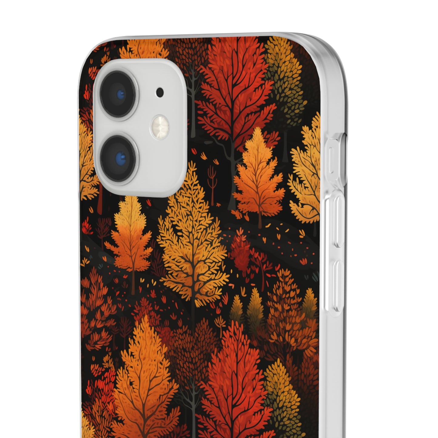 Bronzed Forest: A Chromatic Landscape - Flexible Phone Case