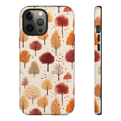 Gradient Grove: Autumn's Diverse Palette - Tough Phone Case