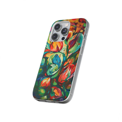 Spring Flourish Phone Case - Artistic Floral Elegance - Spring Collection - Flexi Cases Phone Case Pattern Symphony   