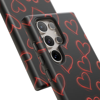 Neon Heartbeat - Phone Case