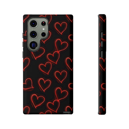 Neon Heartbeat - Phone Case