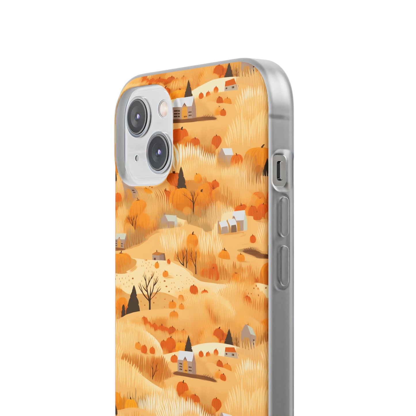 Harvest Homestead: Whimsical Autumn Villages - Flexible Phone Case