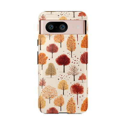 Gradient Grove: Autumn's Diverse Palette - Tough Phone Case