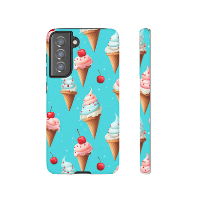 Sundae Funday - Ice Cream Cone Pattern Phone Case - iPhone & Samsung Compatible Phone Case Pattern Symphony   