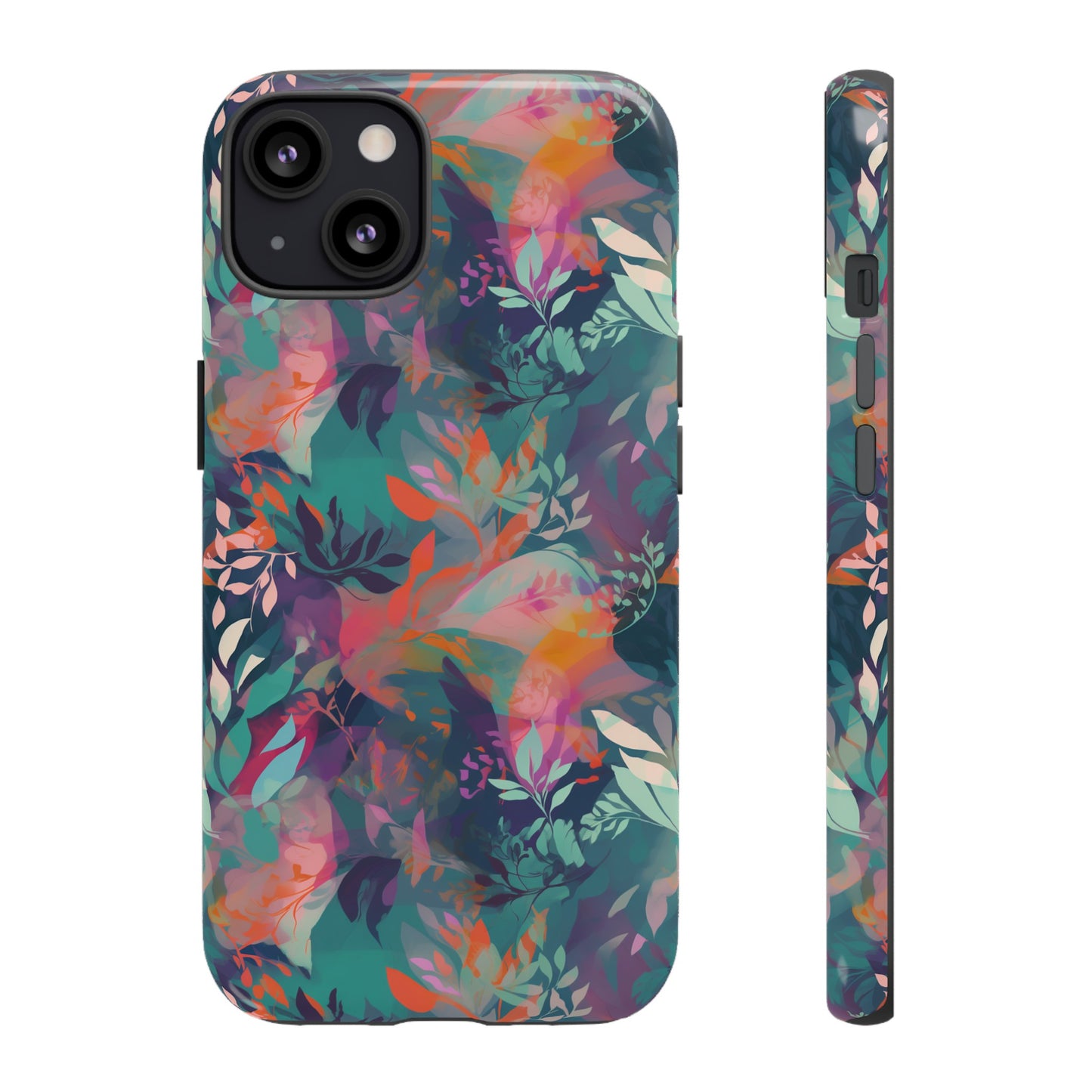 Botanical Bliss - Stylized Abstract Flower Design Tough Phone Case