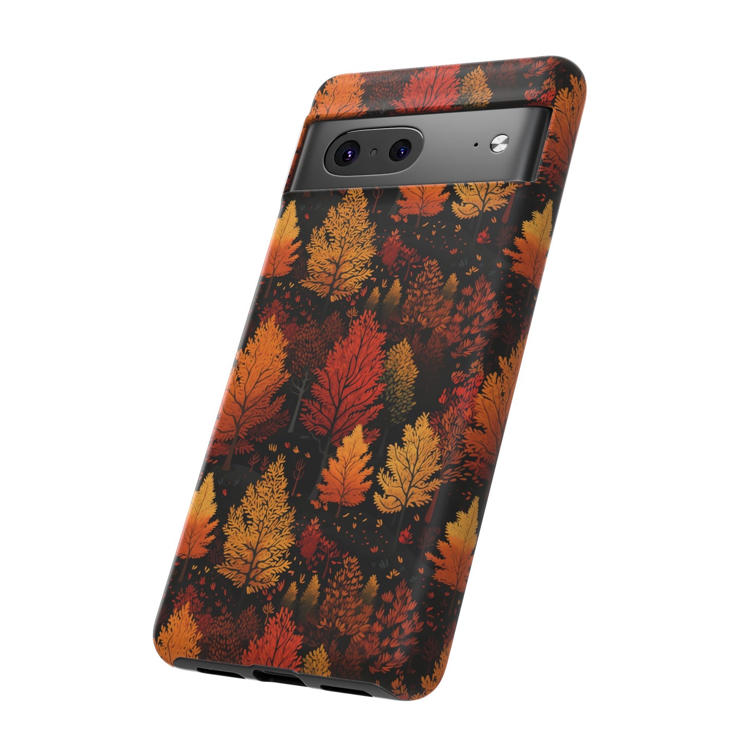 Bronzed Forest: A Chromatic Landscape - Tough Phone Case