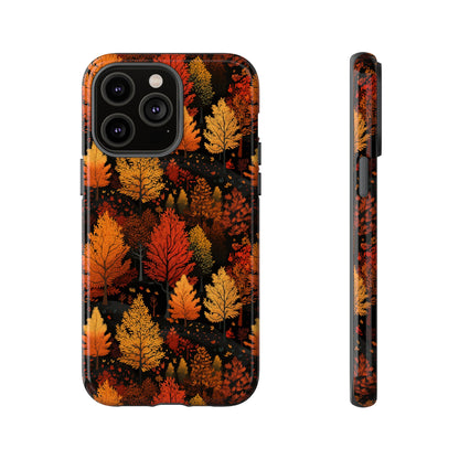 Bronzed Forest: A Chromatic Landscape - Tough Phone Case