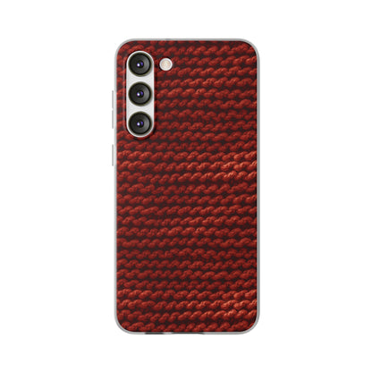 Autumn Yarn Chronicles - Warmth and Tradition in a Flexible Phone Case