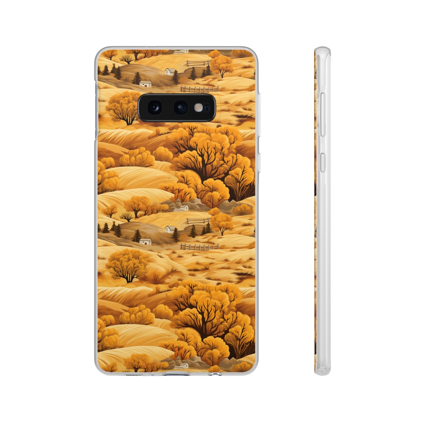 Rural Rhapsody: Early Autumn Farm Tales - Flexible Phone Case