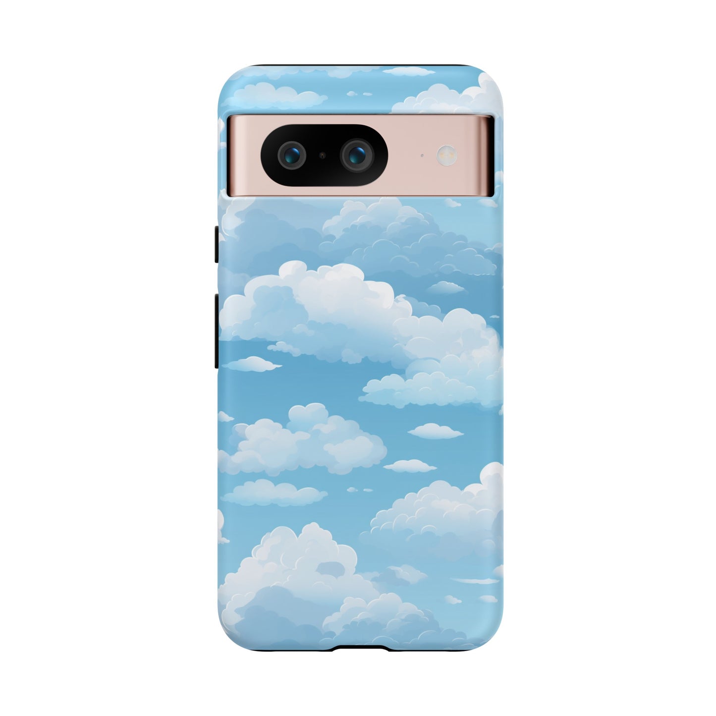 Azure Horizon Phone Case - Majestic Sky & Cloud Pattern - Tough Phone Case