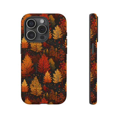 Bronzed Forest: A Chromatic Landscape - Tough Phone Case