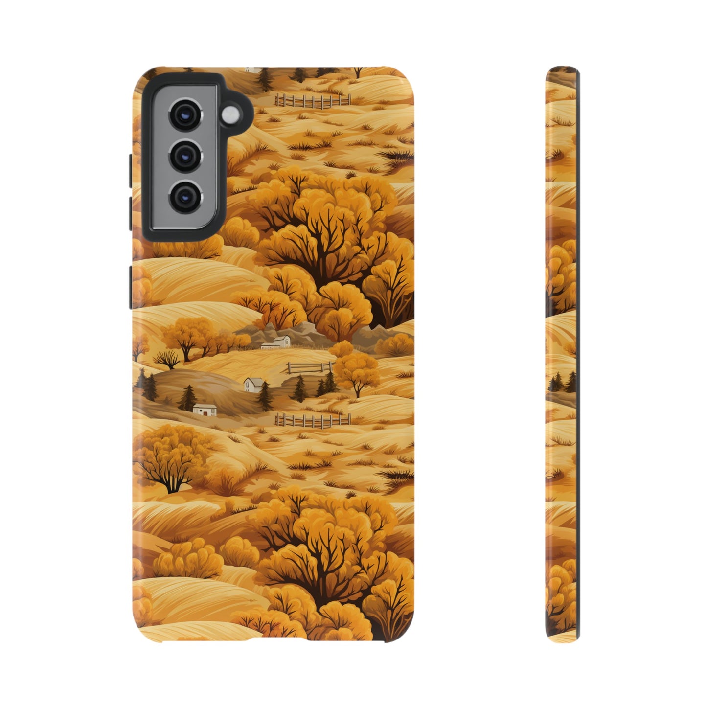 Rural Rhapsody: Early Autumn Farm Tales - Tough Phone Case