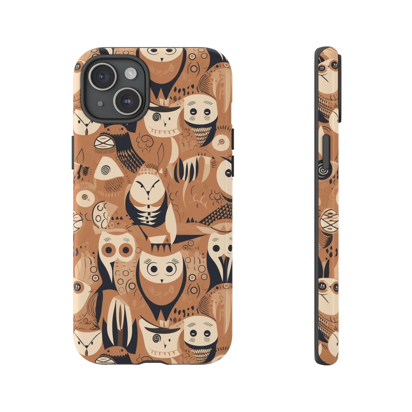 Abstract Owl - Phone Case