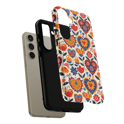 Whimsical Hearts - Phone Case