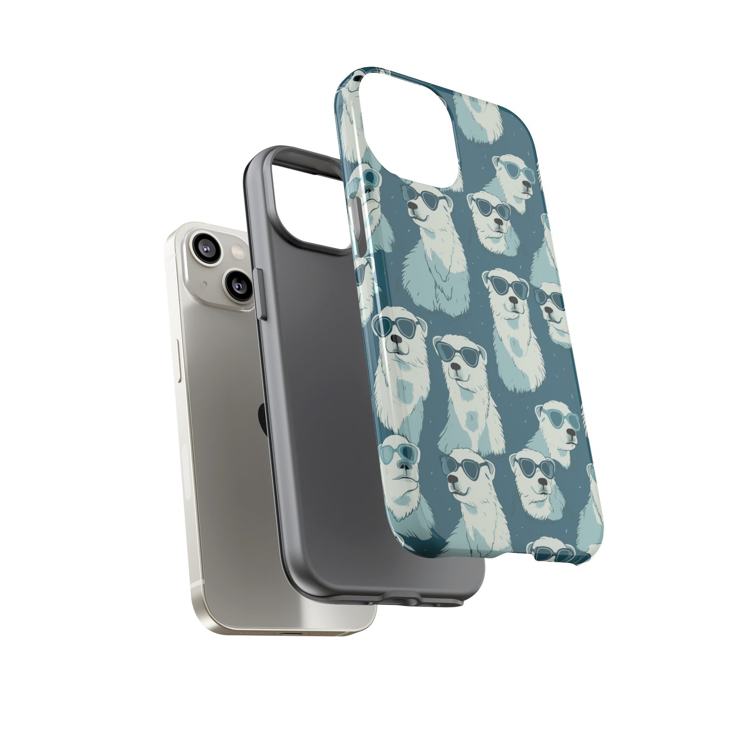 Chillin' Polar Bears Tough Phone Case