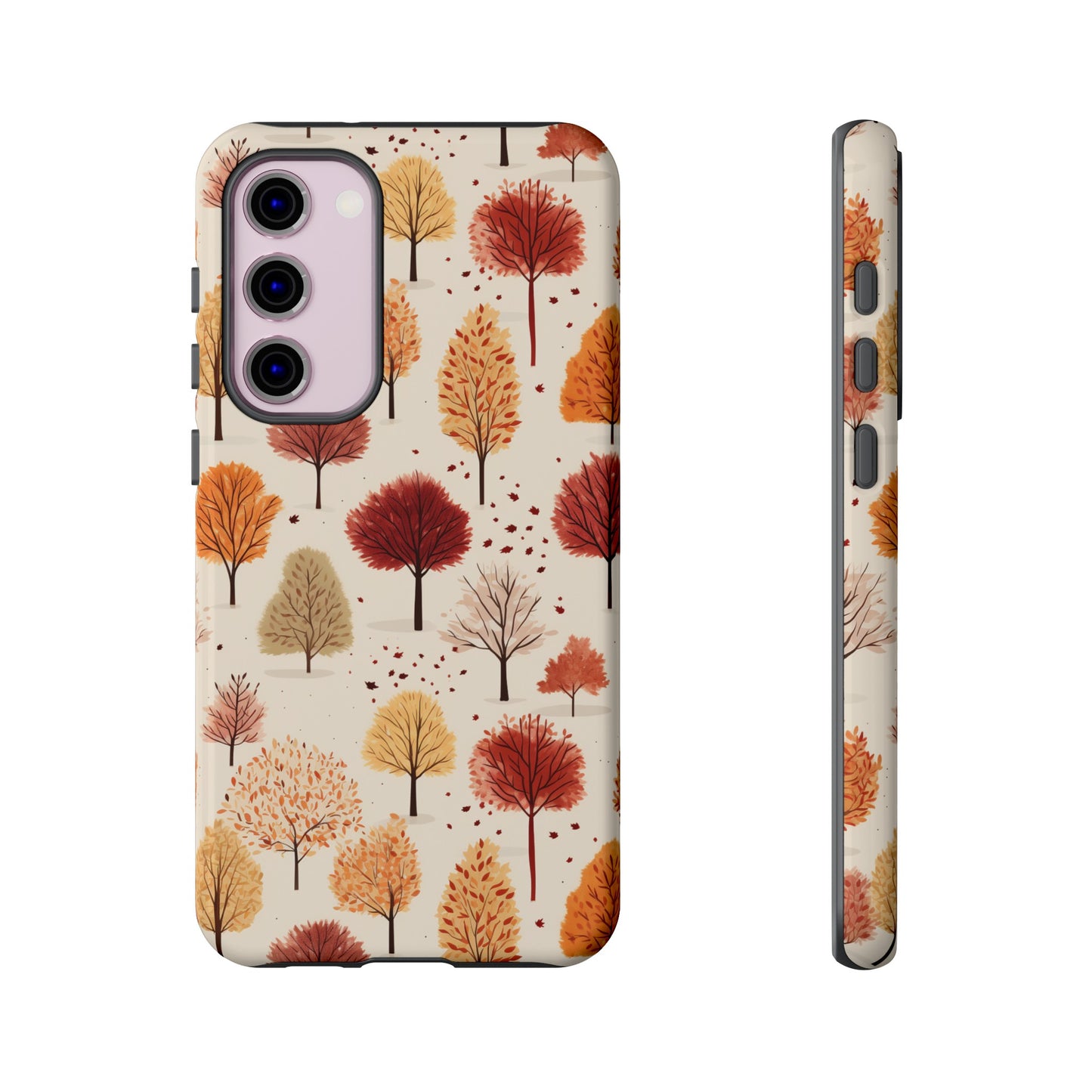 Gradient Grove: Autumn's Diverse Palette - Tough Phone Case