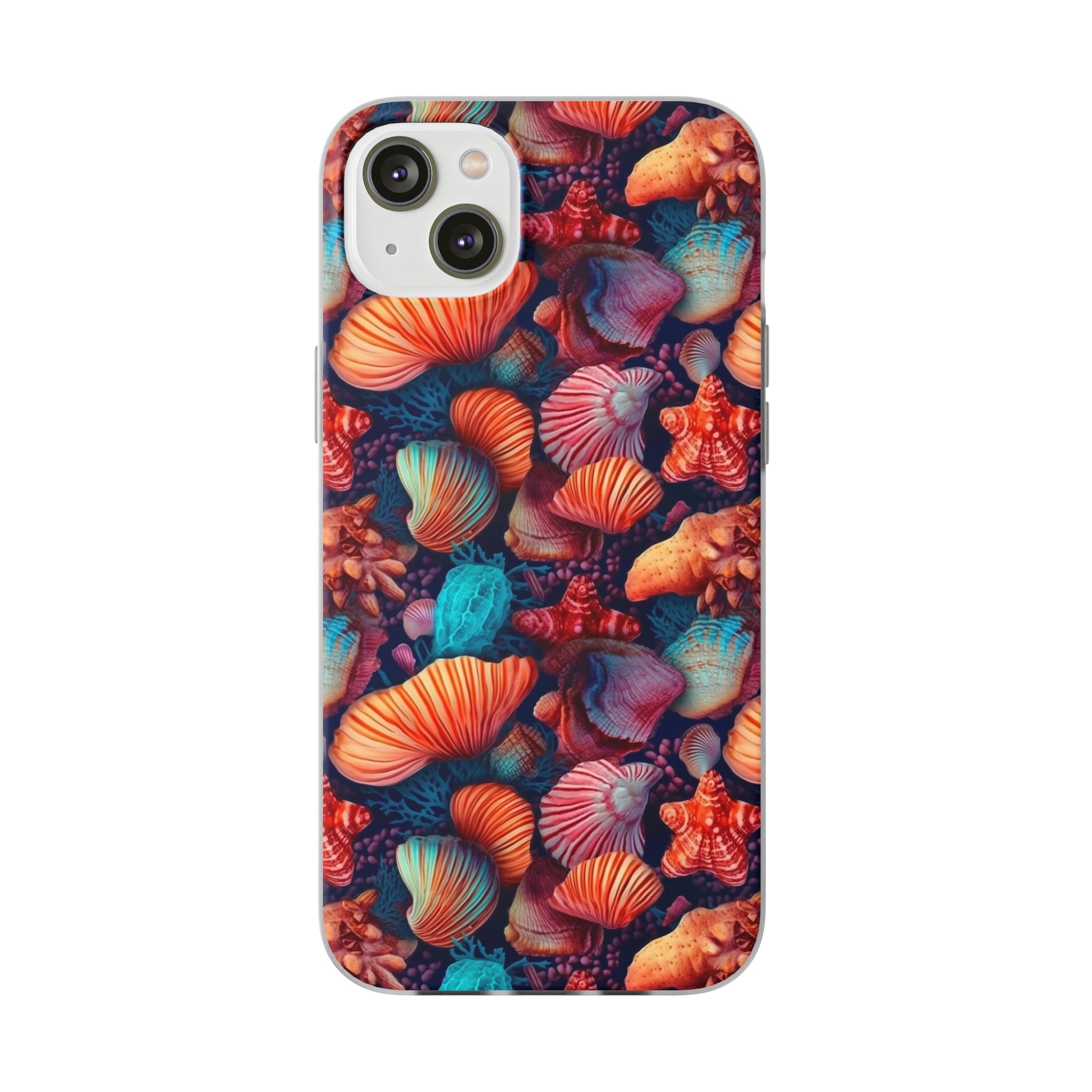 Vibrant Shallow Seascape - Flexible Phone Case Phone Case Pattern Symphony   