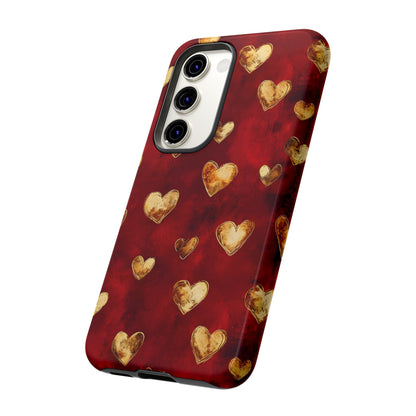 Midas Touch: Gilded Hearts - Phone Case