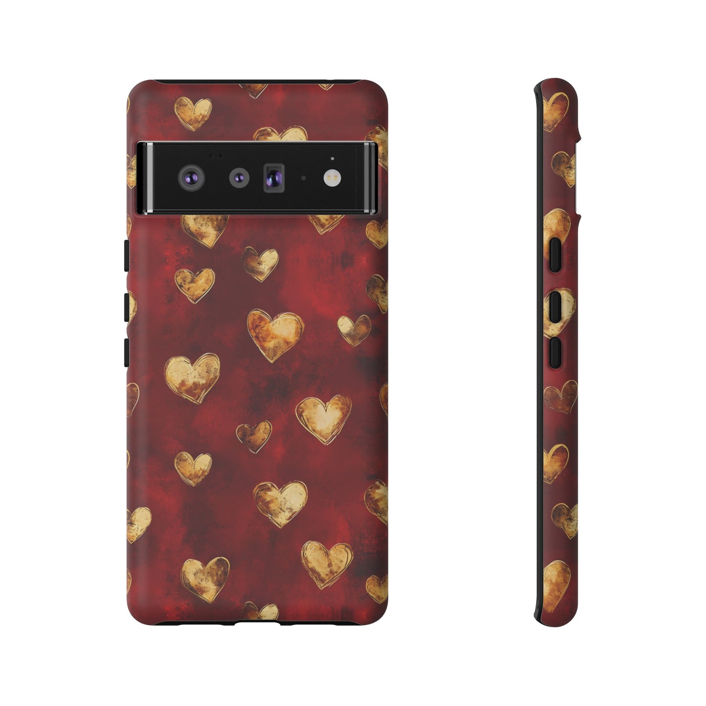 Midas Touch: Gilded Hearts - Phone Case