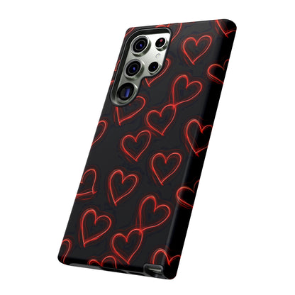 Neon Heartbeat - Phone Case