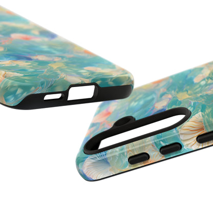 Watercolour Seashell Wonders - Protective Tough Phone Case