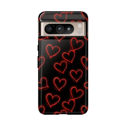 Neon Heartbeat - Phone Case