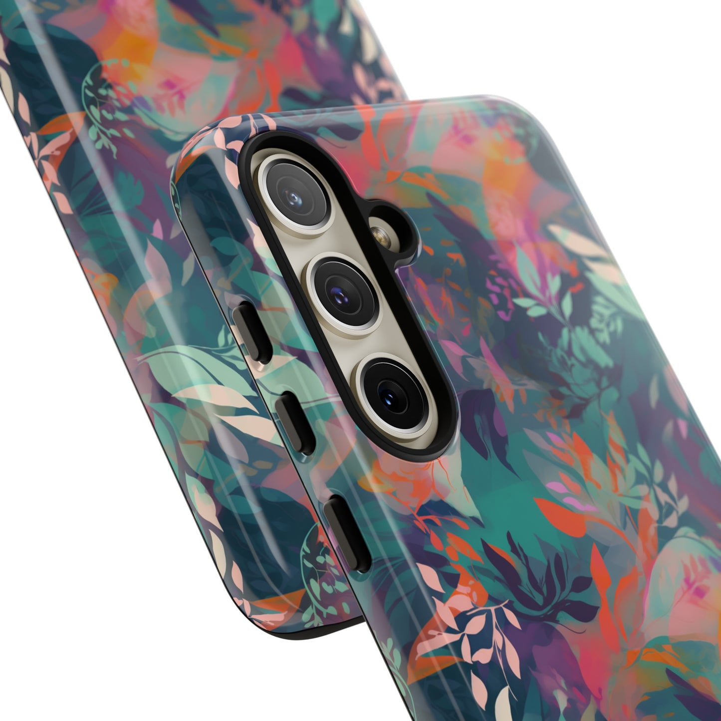 Botanical Bliss - Stylized Abstract Flower Design Tough Phone Case