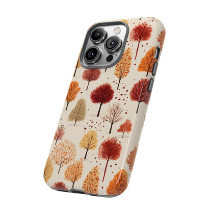 Gradient Grove: Autumn's Diverse Palette - Tough Phone Case