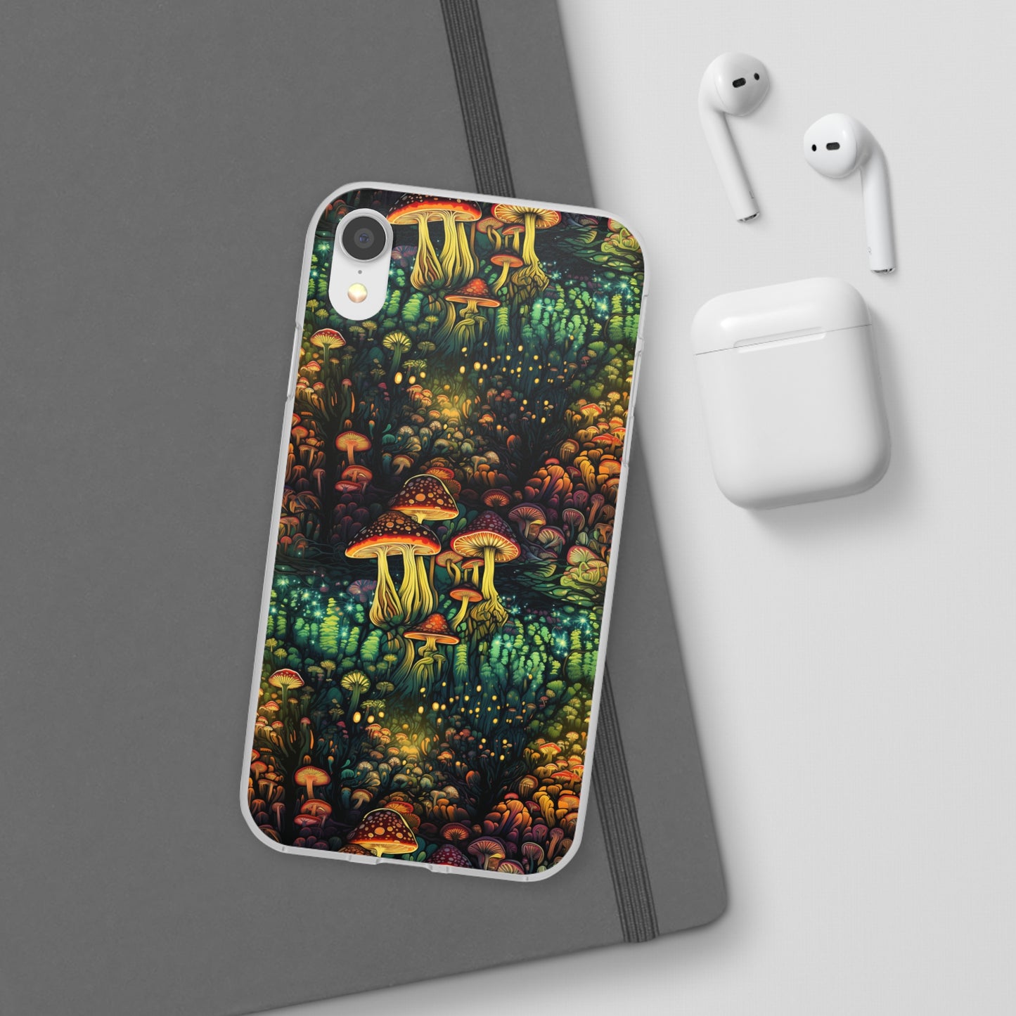 Neon Hallucinations: An Illumulated Autumn Spectacle - Flexible Phone Case