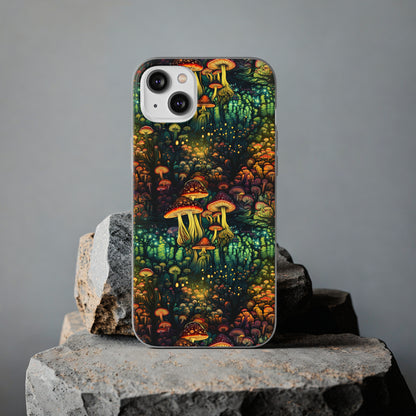 Neon Hallucinations: An Illumulated Autumn Spectacle - Flexible Phone Case