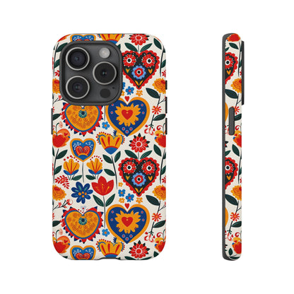 Whimsical Hearts - Phone Case