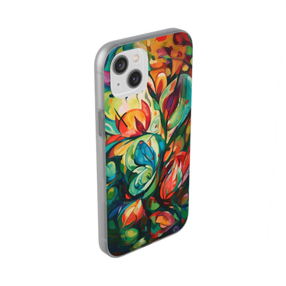 Spring Flourish Phone Case - Artistic Floral Elegance - Spring Collection - Flexi Cases Phone Case Pattern Symphony   