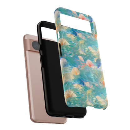 Watercolour Seashell Wonders - Protective Tough Phone Case