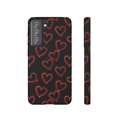 Neon Heartbeat - Phone Case