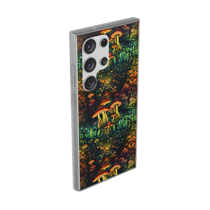 Neon Hallucinations: An Illumulated Autumn Spectacle - Flexible Phone Case