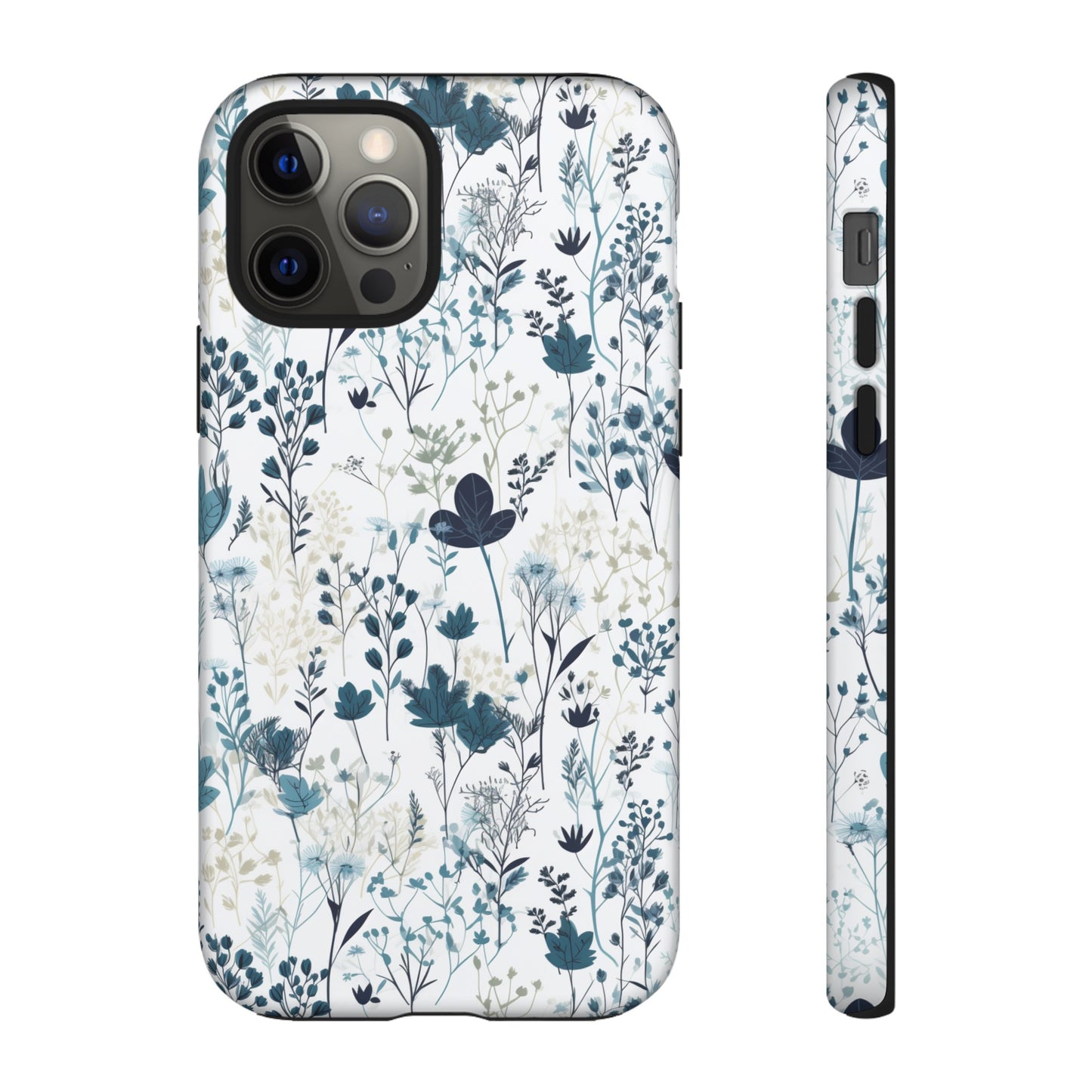 Serene Blue Wildflower - Phone Case