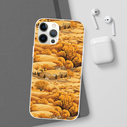 Rural Rhapsody: Early Autumn Farm Tales - Flexible Phone Case