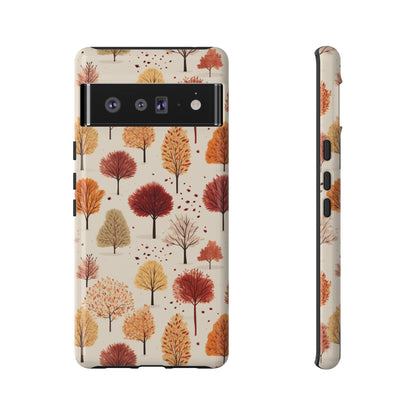 Gradient Grove: Autumn's Diverse Palette - Tough Phone Case