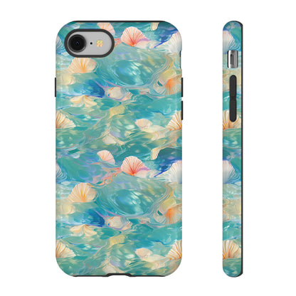 Watercolour Seashell Wonders - Protective Tough Phone Case