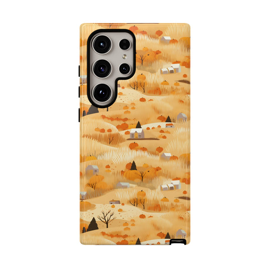 Harvest Homestead: Whimsical Autumn Villages - Tough Phone Case