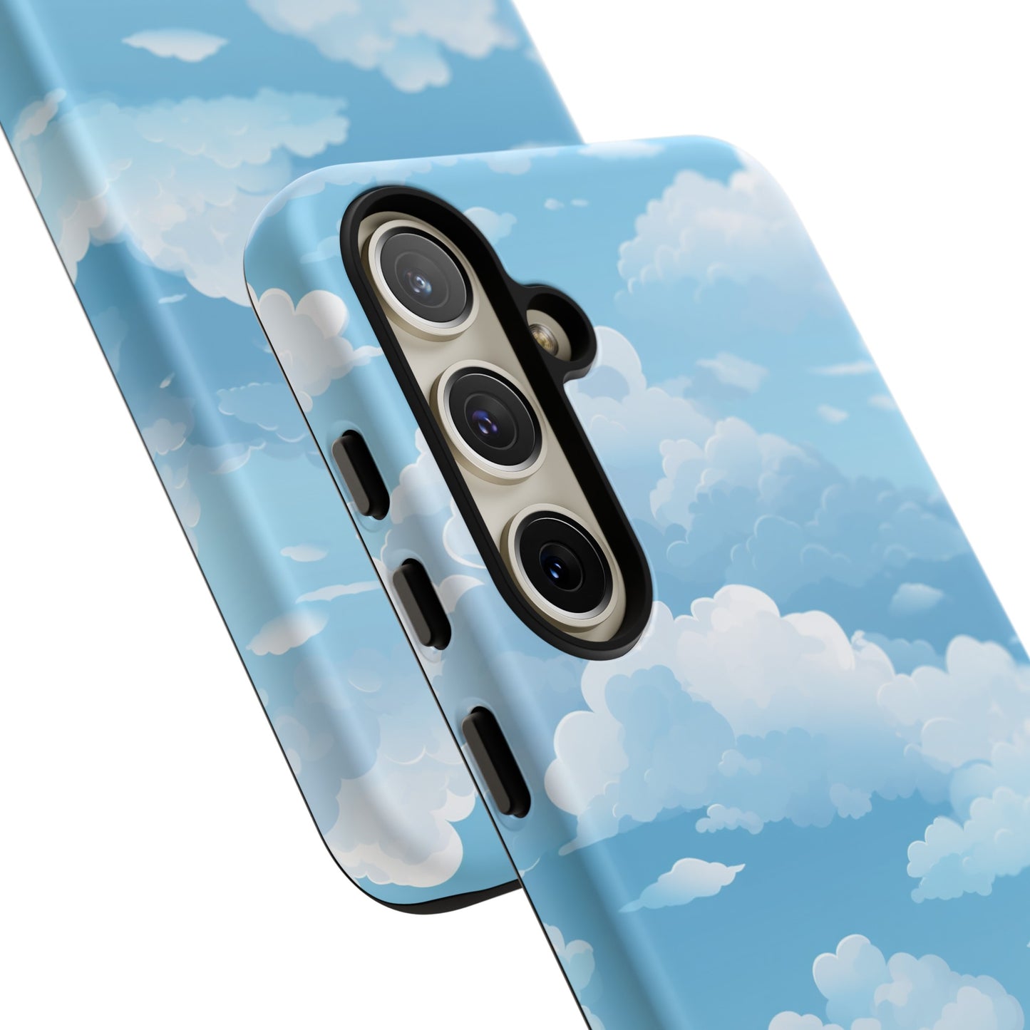 Azure Horizon Phone Case - Majestic Sky & Cloud Pattern - Tough Phone Case