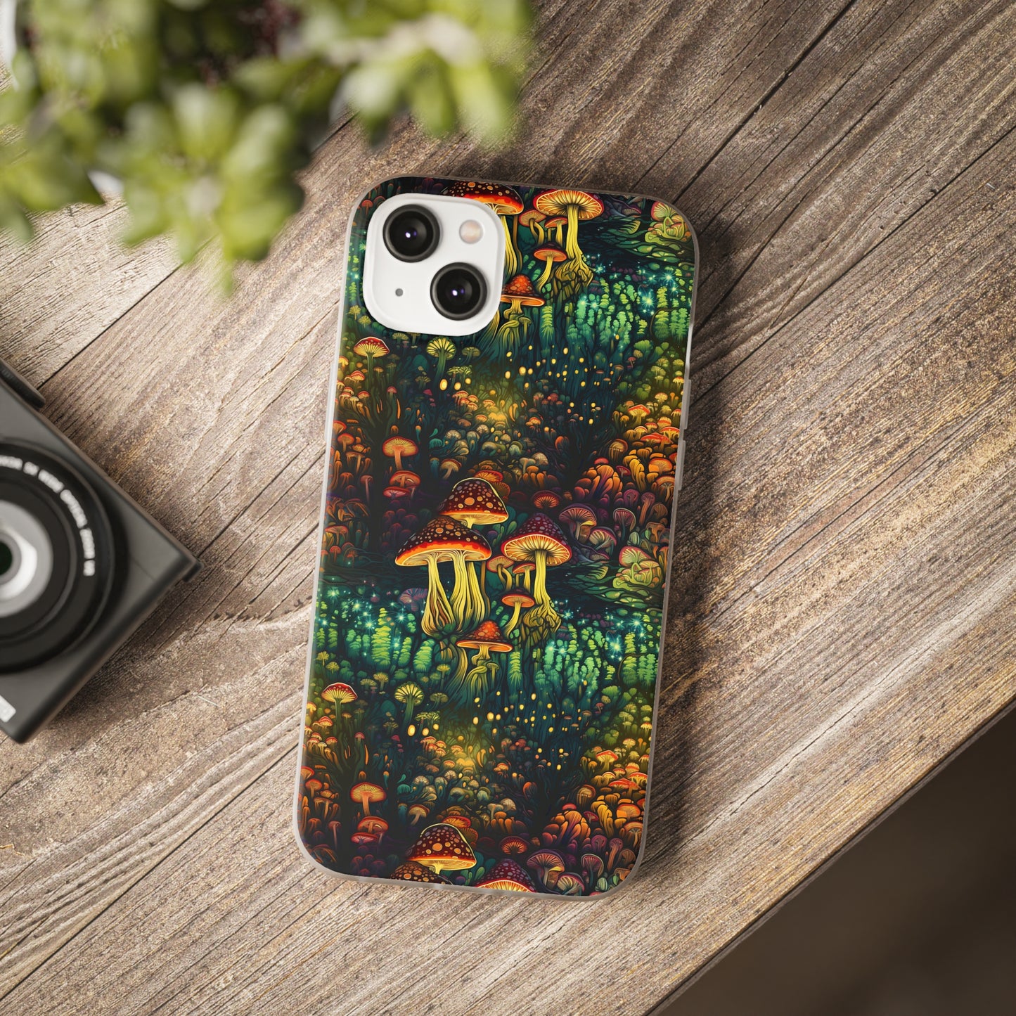 Neon Hallucinations: An Illumulated Autumn Spectacle - Flexible Phone Case