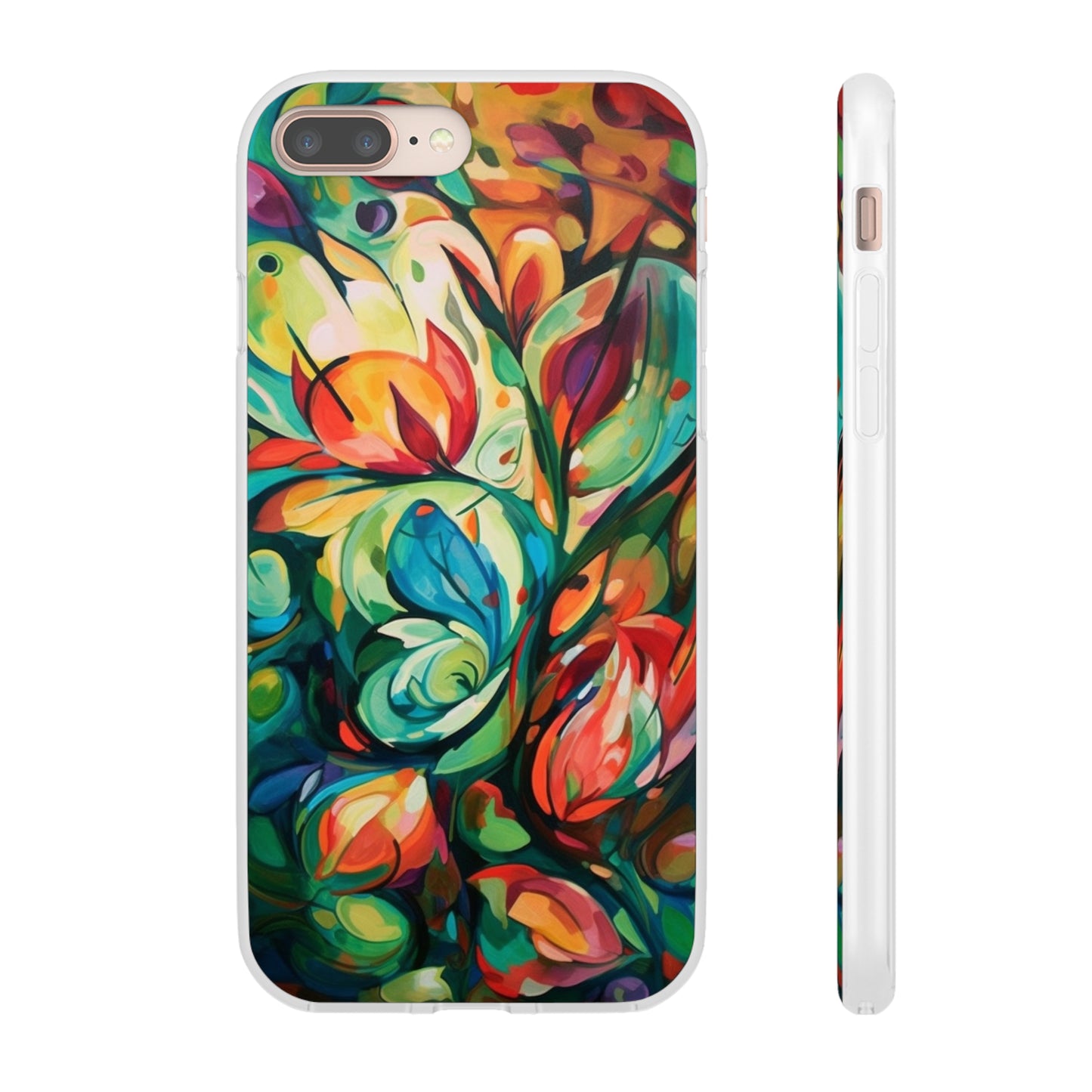 Spring Flourish Phone Case - Artistic Floral Elegance - Spring Collection - Flexi Cases Phone Case Pattern Symphony   