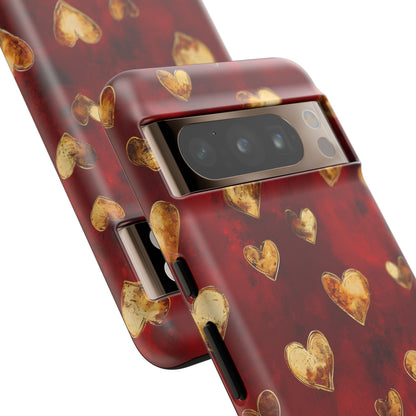 Midas Touch: Gilded Hearts - Phone Case